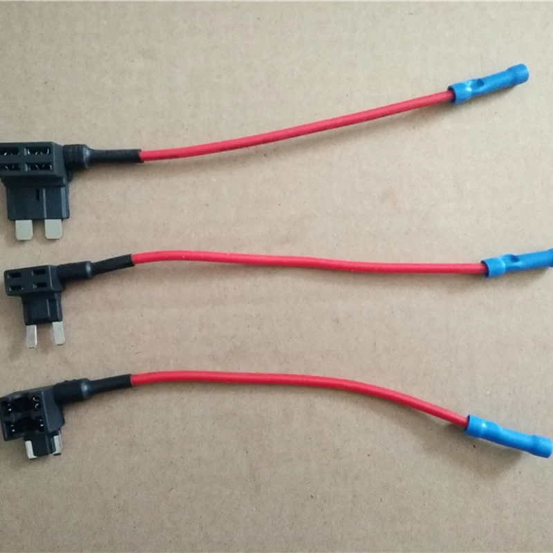 Fuse Holder Car Fuses Kit 12V Fuse Holder Add-a-circuit TAP Adapter Micro Mini Standard ATM APM Blade Auto Fuse with 10A Blade Car Waterproof Power Socket