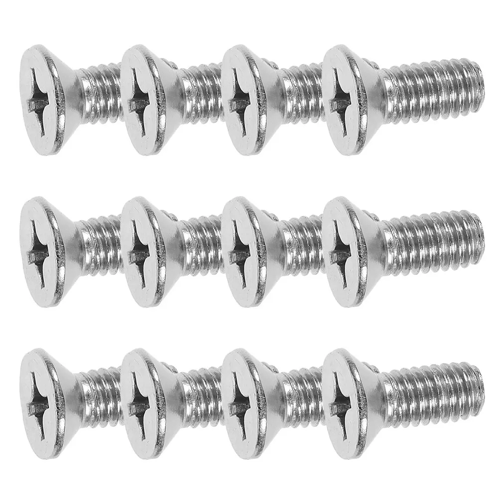24Pcs 디스크 브레이크 고정 나사 스테인레스 스틸 자동차 브레이크 디스크 볼트 모든 계절에 적합한 부식 방지 로터 장착 하드웨어
