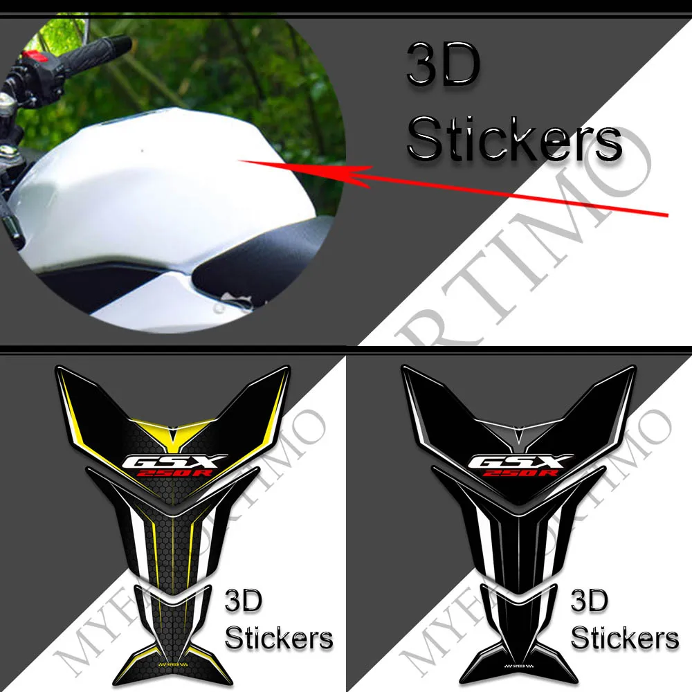 

For Suzuki GSX 250R 250 R GSX-250R GSX250R Motorcycle Stickers Decals Tank Pad Side Grips Gas Fuel Oil Kit Knee Protection