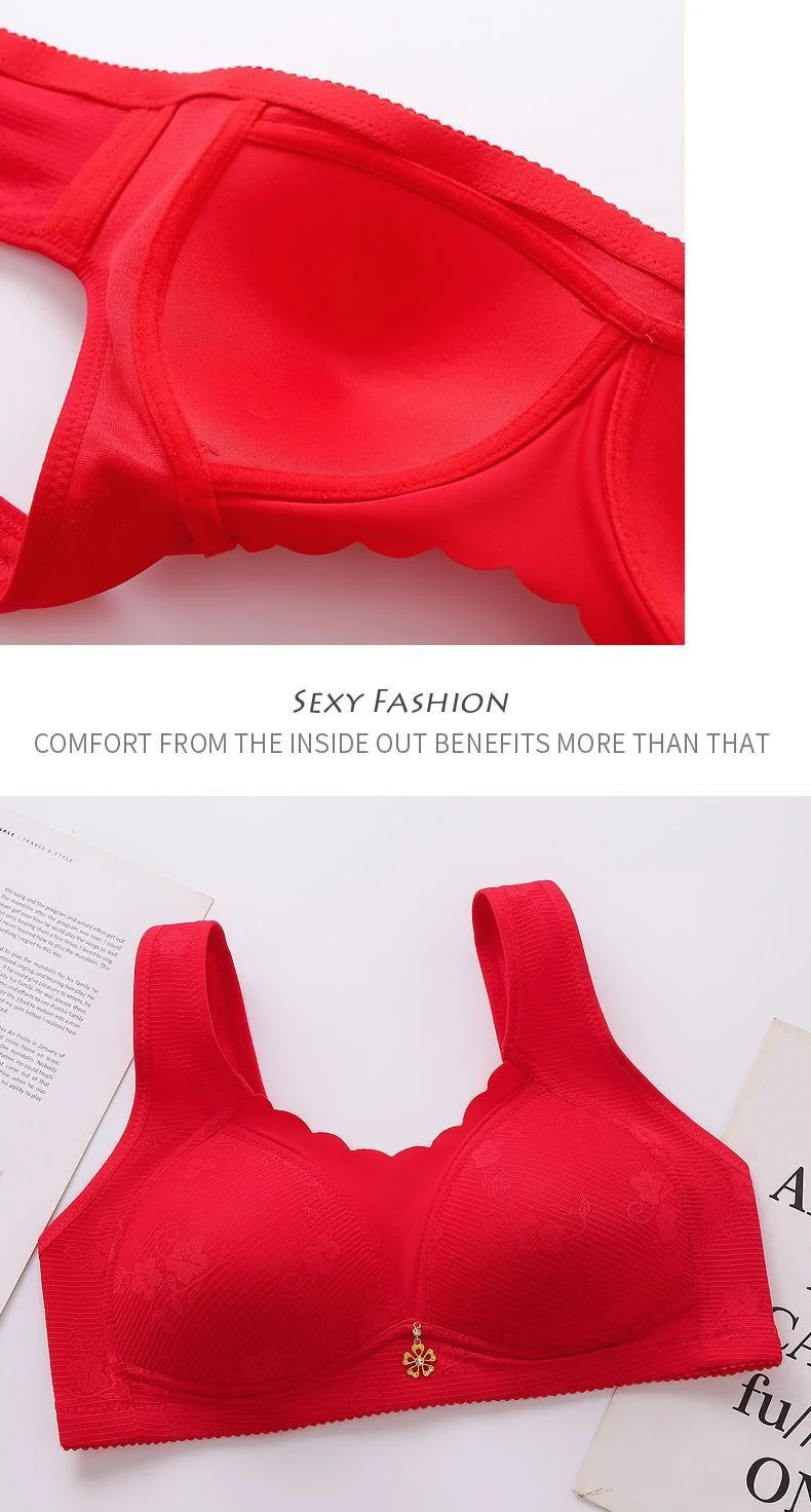 36-44 C Cup Large Size Light And Thin Tube Top Anti-light Gathering No  Steel Ring Non-magnetic Underwear Ladies Bra - Bras - AliExpress