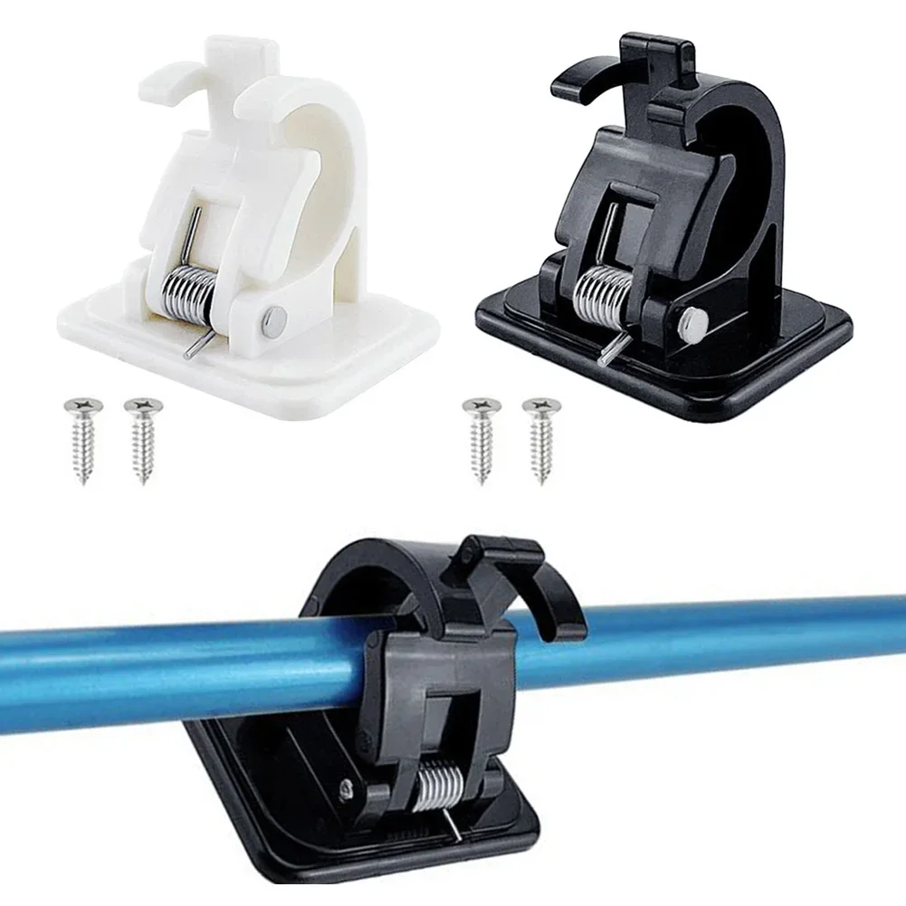 

Fishing Rod Fixing Buckle Functional Plastic Rods Clips Self-adhesives Useful Bayonet Design Clamp Fishing Pole