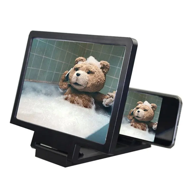 Phone screen amplifier 3D Screen Magnifier Video Amplifier Smartphone Stand Bracket