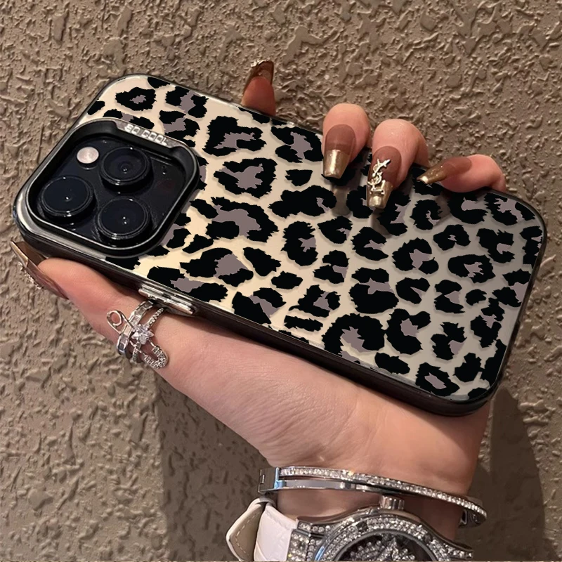 Stylish Aesthetic Leopard Print Phone Case