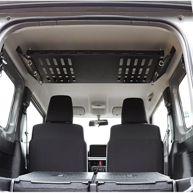 Étagère de rangement pour coffre de voiture - Accessoires pour Suzuki Jimny  2019-2022, alliage d'aluminium : : Auto