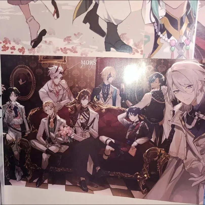 

8Pcs Anime Genshin Impact Poster Paper Collection Poster Painting Wall Decor Decor Waterproof PVC Decal Stickers Wall Stickers