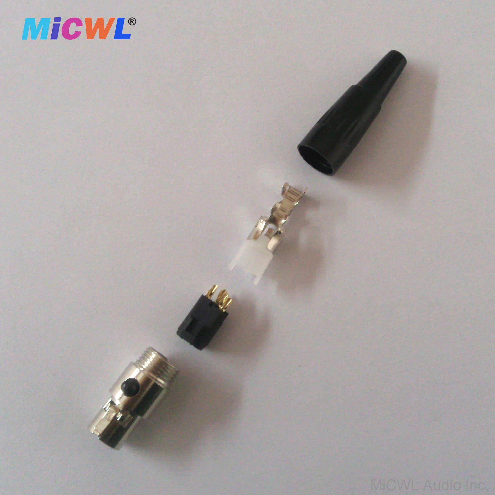 10 미니 Xlr 암 TA4F XLR 오디오 마이크 커넥터 마이크 어댑터, 슈어 헤드셋 라발리에 DIY 부품용 미니 Q-G