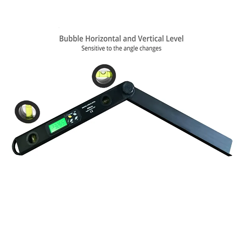 400mm Level 0-225&deg; Electronic Instruments LCD Digital Angle Ruler Inclinometer Angle Measurer