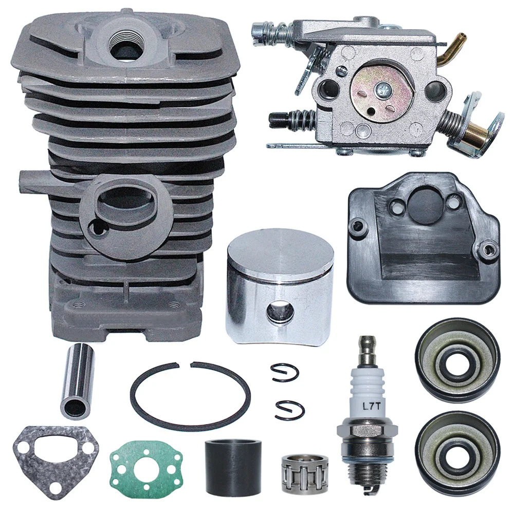 40Mm Cylinder Piston Carburetor Kit For Husqvarna 142 141 137 136 Chainsaw 5