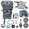 40Mm Cylinder Piston Carburetor Kit For Husqvarna 142 141 137 136 Chainsaw 5