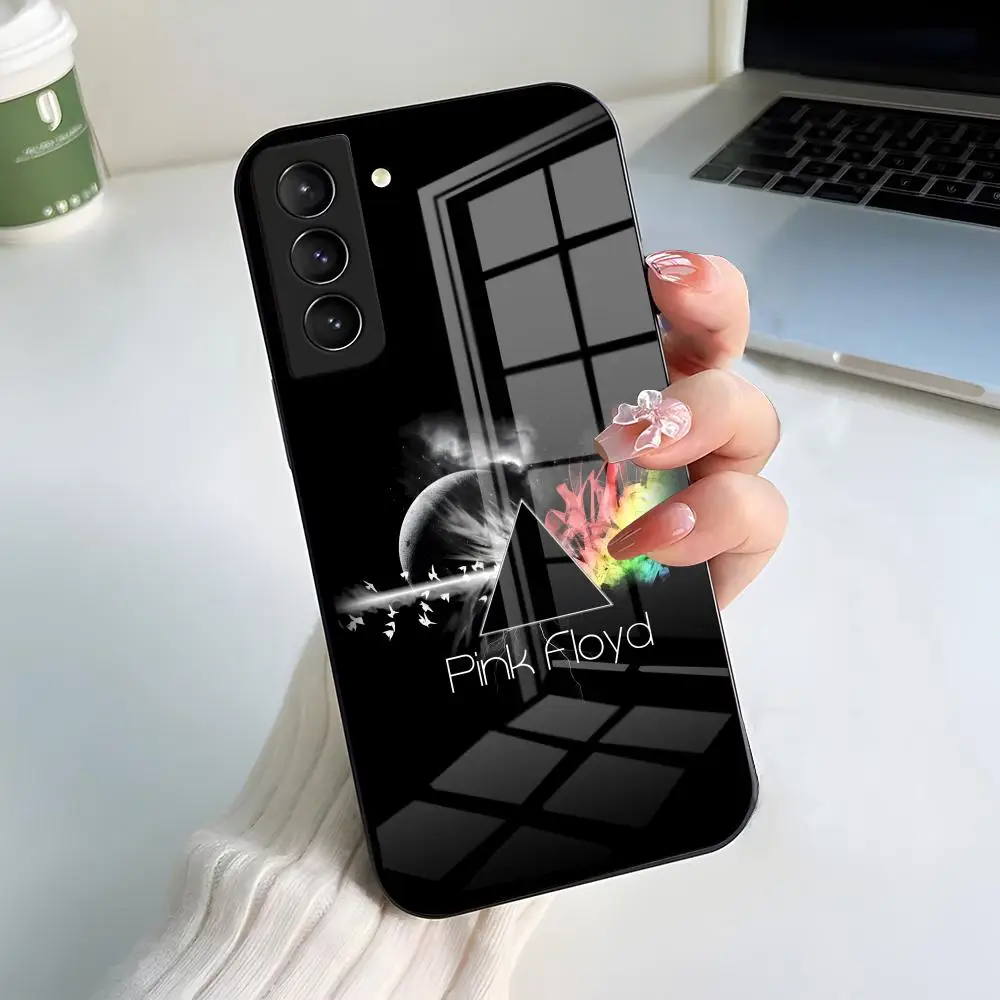 Pink Floyd Themed Glass Phone Case - Rock Band Edition