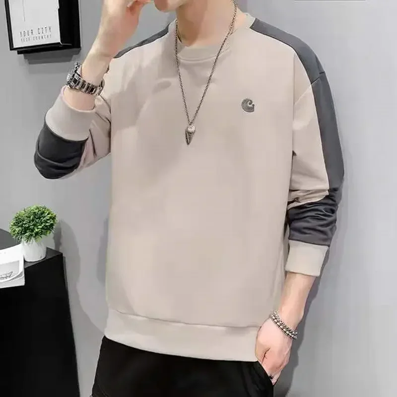 thumbnail image 1 of Camiseta para hombre, ropa para hombre empalmada, sudadera con estampado superior, nueva con alta calidad, moda Harajuku, emo, marca alta F, 1 of 5