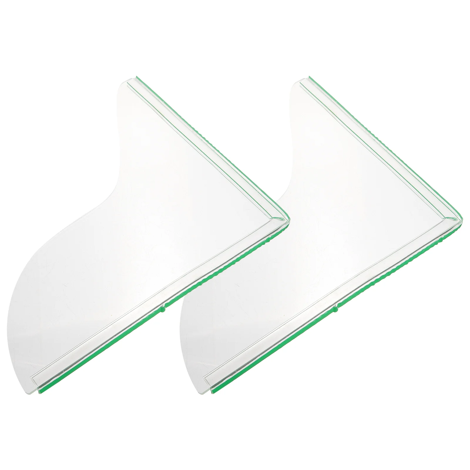 

2 Pcs Tub Splash Guard Water Barrier Shower Bath Sink Set for Walk Threshold Door