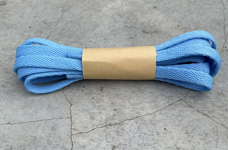 HIBERNI flache elastische Schnürsenkel für Nike/Arcteryx 100120140 cmHellblau/MarineblauSneaker/Canvas/SportschuheSchnürsenkel (langlebig, rutschfest) – Detail 19