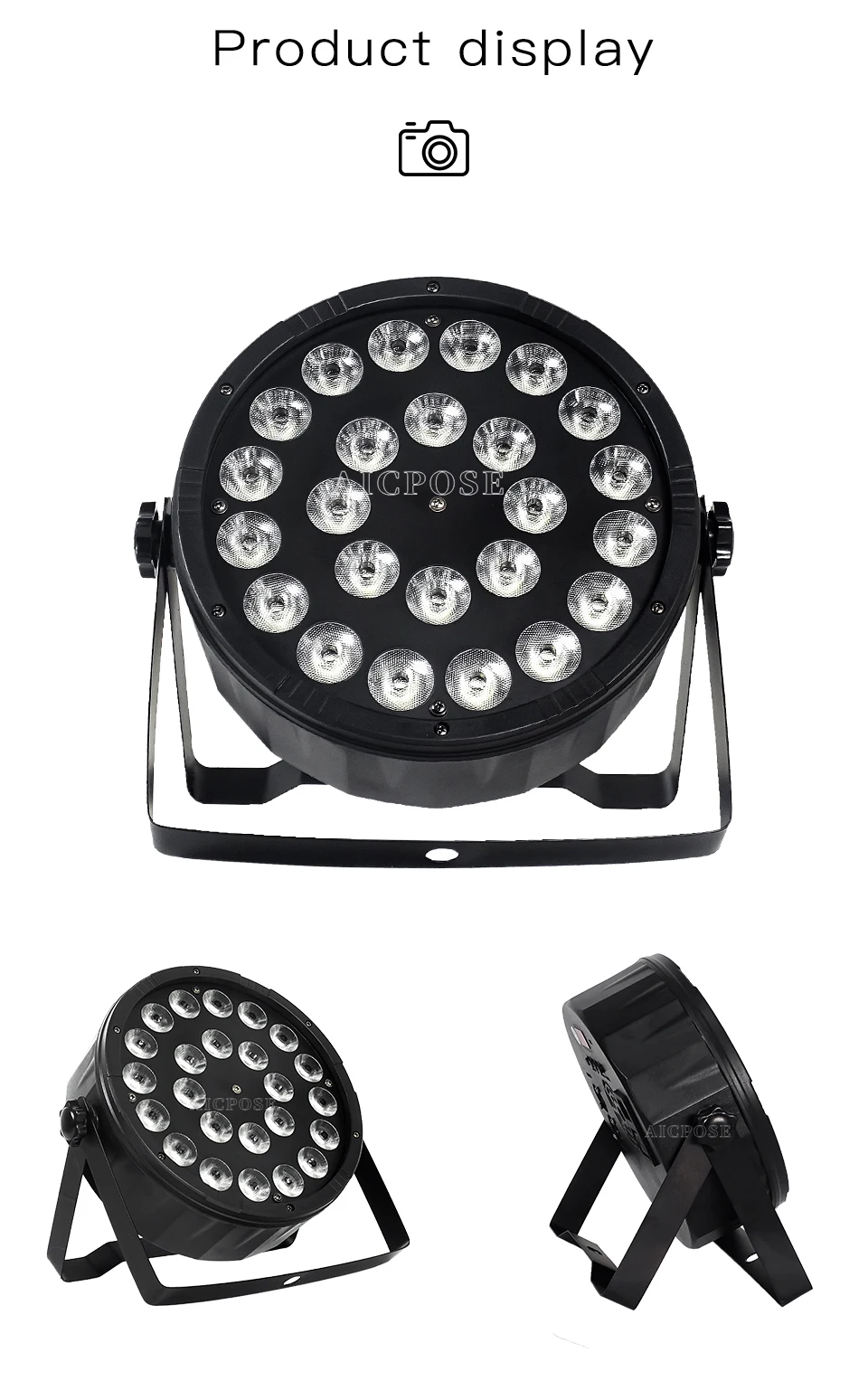 RGBW, 4 em 1, DMX512, Disco Lights,