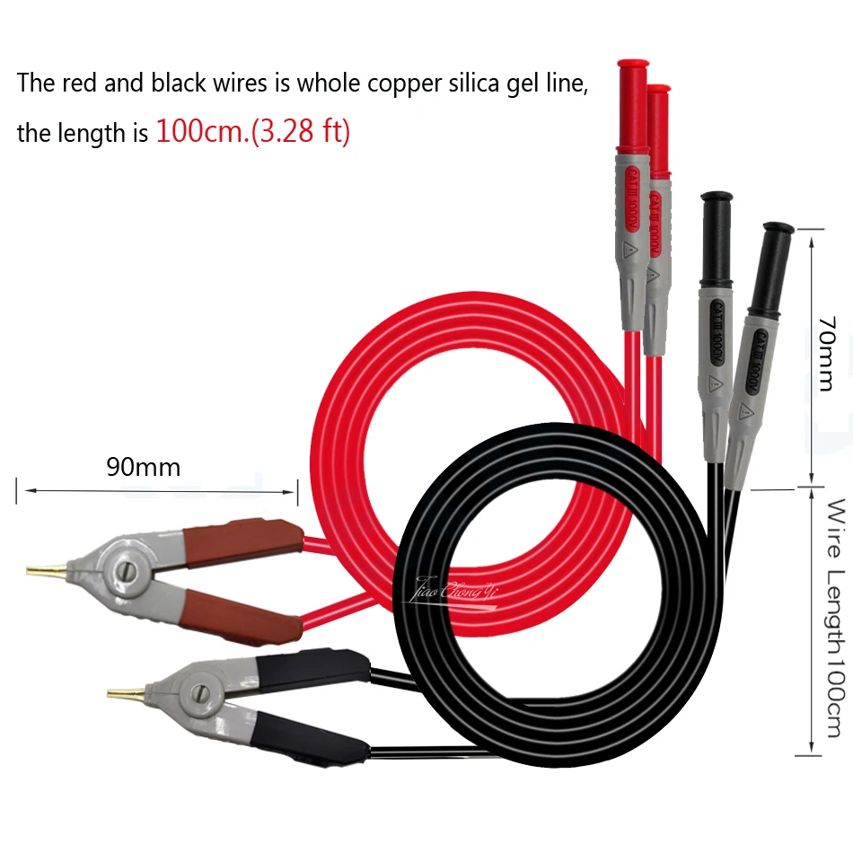 Cavi Prova Kelvin Per Tester LCR - Set Con 4 Connettori BNC Per Misurazioni Di Precisione - Foto 5