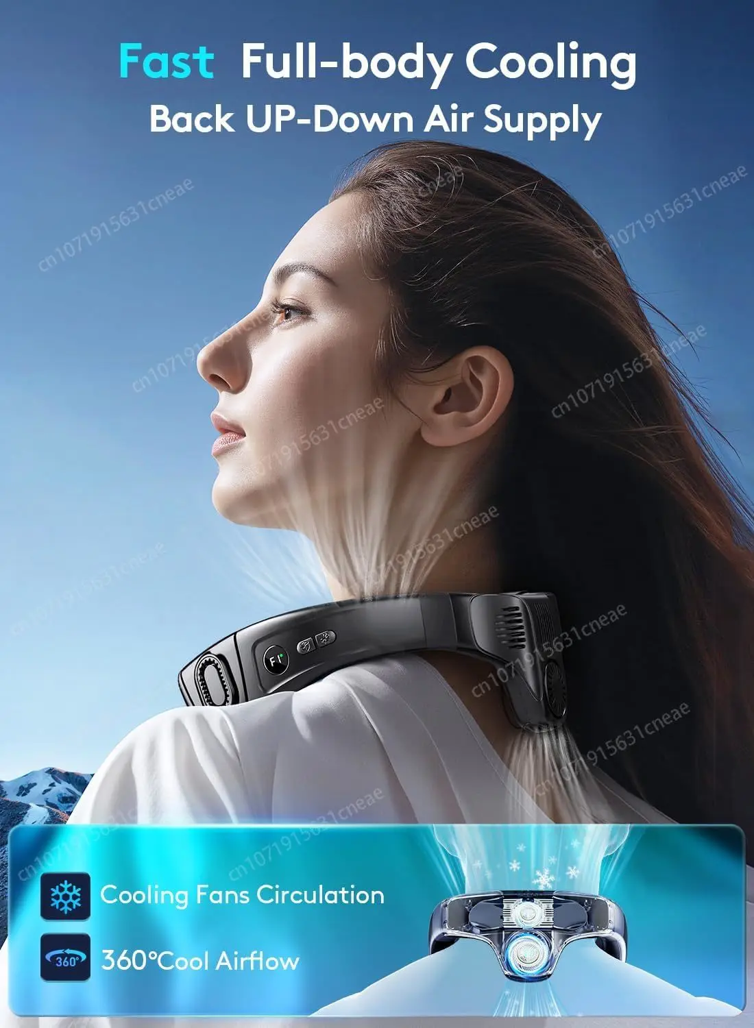 neck wearable air conditioner