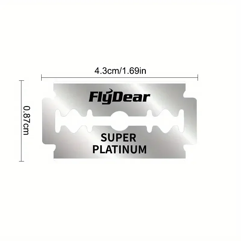 Tool with Replaceable Precision Shave for Men’s Face/Hair Removal | Pro Barber Blades | Durable Design for Smooth Grooming