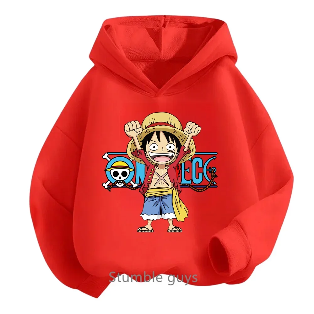 thumbnail image 1 of Sudadera con capucha de Anime One Pieces, ropa para niños, ropa para primavera y otoño para niñas, sudadera con dibujos animados de Luffy Zoro, traje para adolescentes, camisetas con capucha de Sonic, 1 of 5