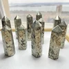 Natural Pyrite Tower, Crystal Energy Tower, Spiritual Energy Quartz Chakra Magic Column - Home Decor, Holiday Gifts 1