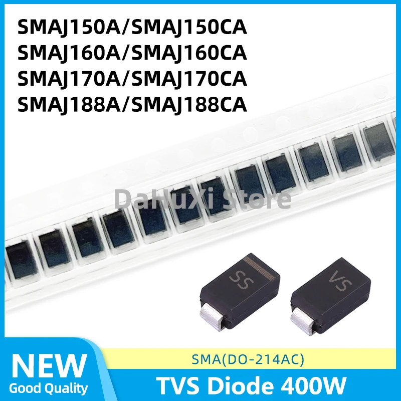 SMAJ150A SMAJ150CA SMAJ160A SMAJ160CA SMAJ170A SMAJ170CA SMAJ188A SMAJ188CA TVS Diode 400W DO-214AC