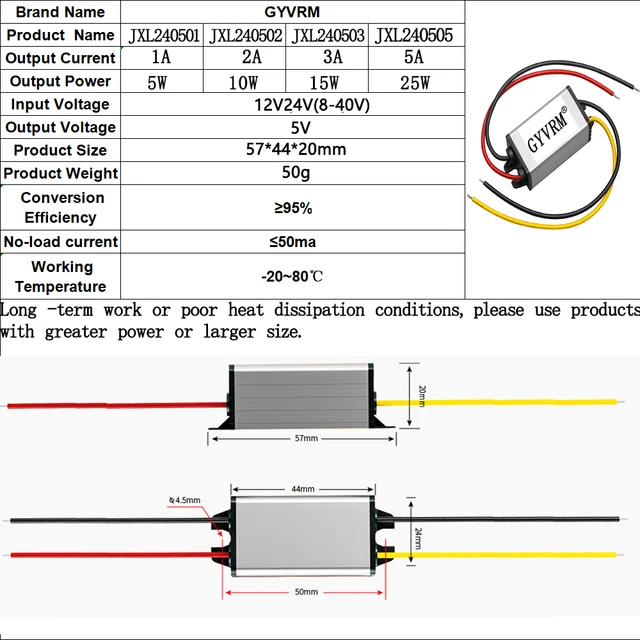 Convertitore Boost/Buck Tensione CC-CC - Ingresso 3-24V, Uscita ±5VDC, 42x24x15mm - Foto 11