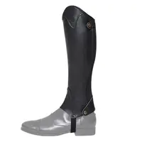 half-chaps  Leather half-chaps for men and women, comfortable and breathable Knight equipment  Protect knight leg 1