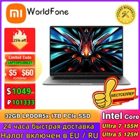 Xiaomi Laptop Redmi Book Pro 16 2024 Ultra 5/Ultra 7 16-inch 32GB 1T SSD Intel ARC Graphic 3.1K 165Hz Screen Mi NEW Notebook 1