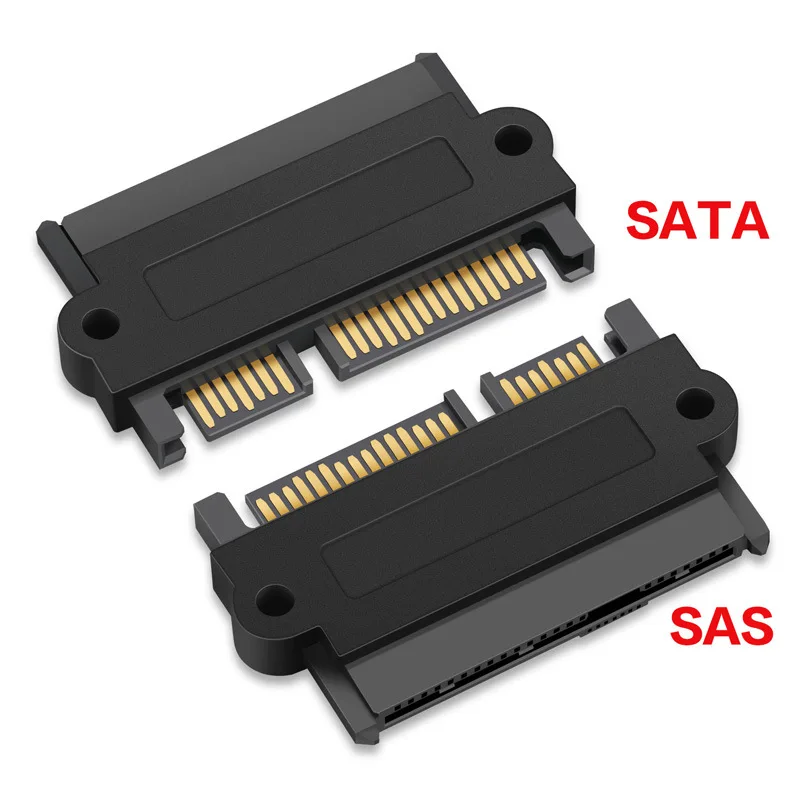 

90 Degree Right Angled SATA 22Pin 7+15 Male to SFF-8482 SAS 22 Pin Female Extension Convertor Adapter for Hard Disk