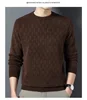 Spring Autumn 100% Pure Merino Wool Pullover Sweater Men O-neck Long-sleeve Cashmere Knitwear Female Clothing Grace 4
