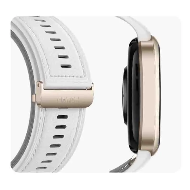 HUAWEI WATCH D2 M/L size sky white composite plain leather airbag strap【airbag strap only, watch not included】 4