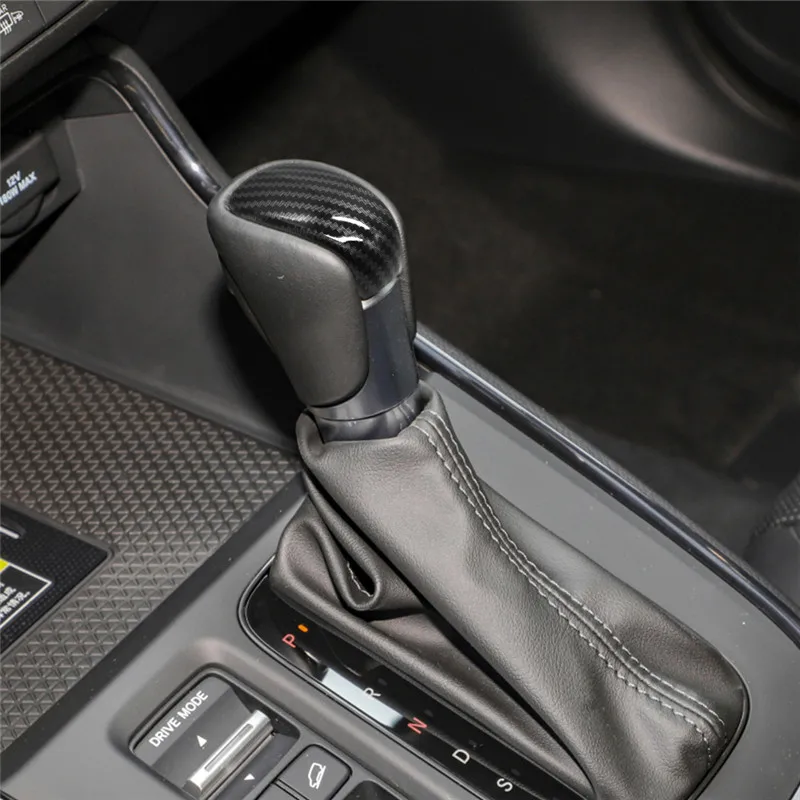 

Gear Shift Knob Cover Trim For Honda CR-V CRV 2023 Car Interior Decorative Accessories ABS Carbon Fiber Texture Plastic Material