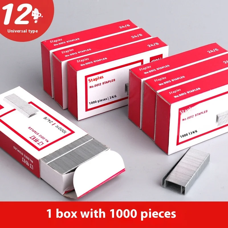 Stapler Pin Stapler Office Dedicated Student Teacher Saves Effort Ordering 12# Staples 24/6 And 26/6 Can Order 25 Pages General