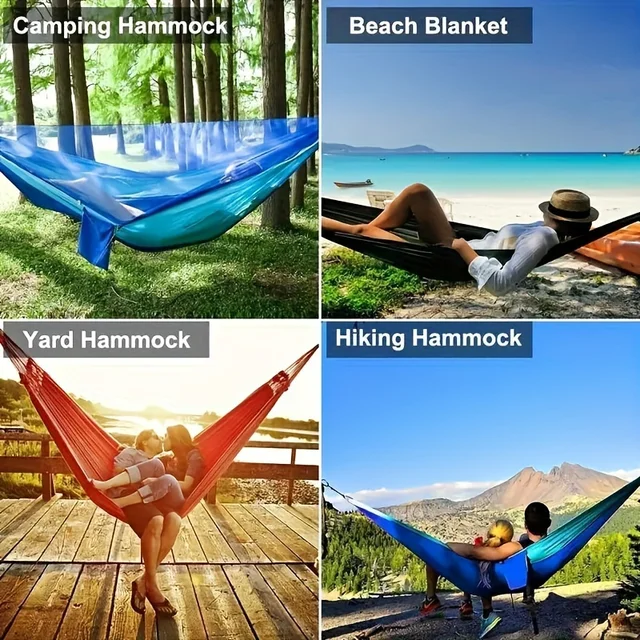 Quickly install hammock with mosquito net nylon 4