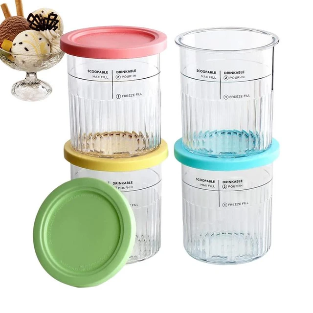 Ice Cream Pint Containers, Ice Cream Containers for Homemade Ice