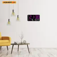 Giant Intelligent Digital Wall Clock｜One screen to control time-temperature-date, home technology pulls full! 3