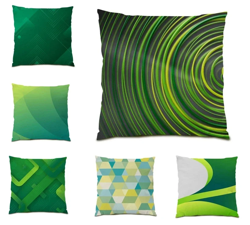 

Geometric Pillowcase Striped Home Cushion Cover Printed Deluxe Reversible Pillowcase 45x45 cm Decorative Gifts Cojines DE0105