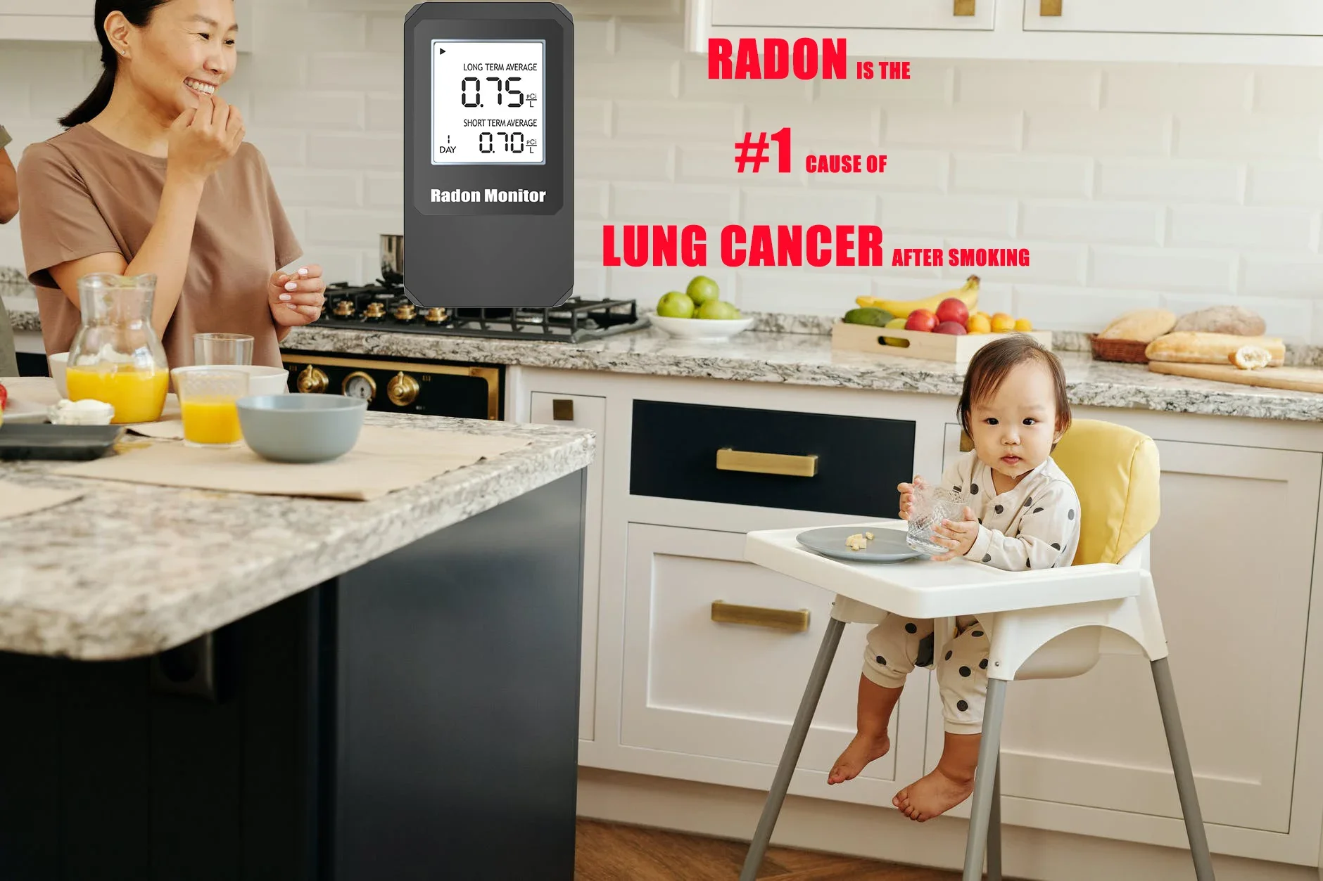 2022 Hot Sell Home Use Radon Detector - China Radon, Home Security
