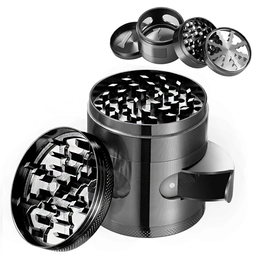 

1Pcs Tobacco Herb Metal Grinder Crusher Smoke Cigarette Smoking Accessories Spice Grinder