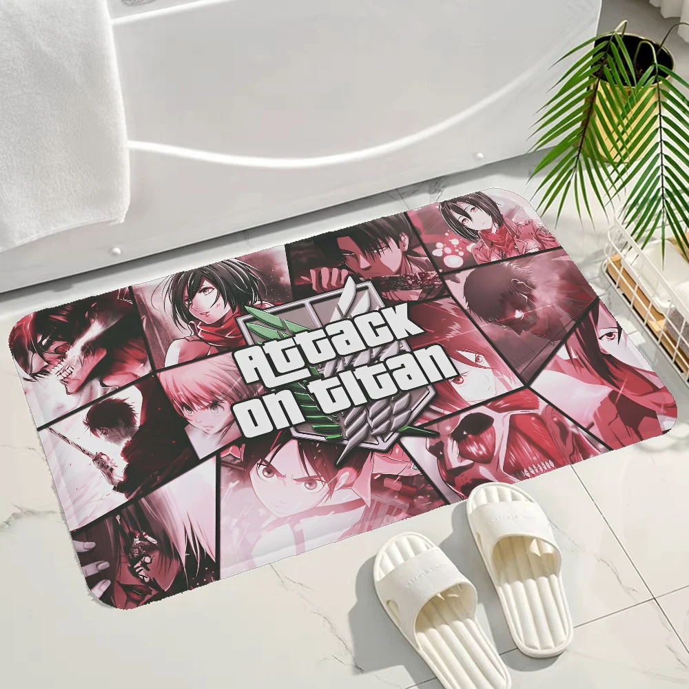 Attack On Titan Floor Carpet Nordic Style Home Doormat Bathroom-Toilet Mats Bedroom Hotel Decor Mat 6