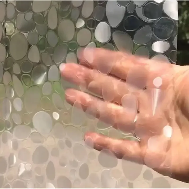 Shower Curtains Shower Curtain Waterproof Mildew EVA Bath Curtains Modern Cobblestone Pattern Translucent Bathroom Curtain with Hooks