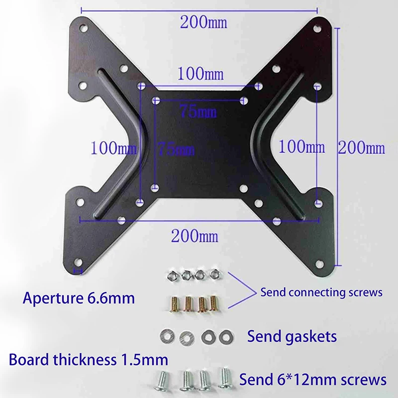 Evrensel TV standı tabanı masa üstü TV ayakları Vizio Samsung LG TCL Hisense televizyonlar vidalar ile kolay kurulum