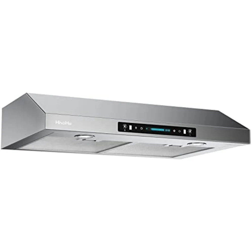 

30 Inch Under Cabinet Range Hood with 900-CFM, 4 Speed Gesture Sensing&Touch Control Panel, Stainless Steel Kitchen Vent