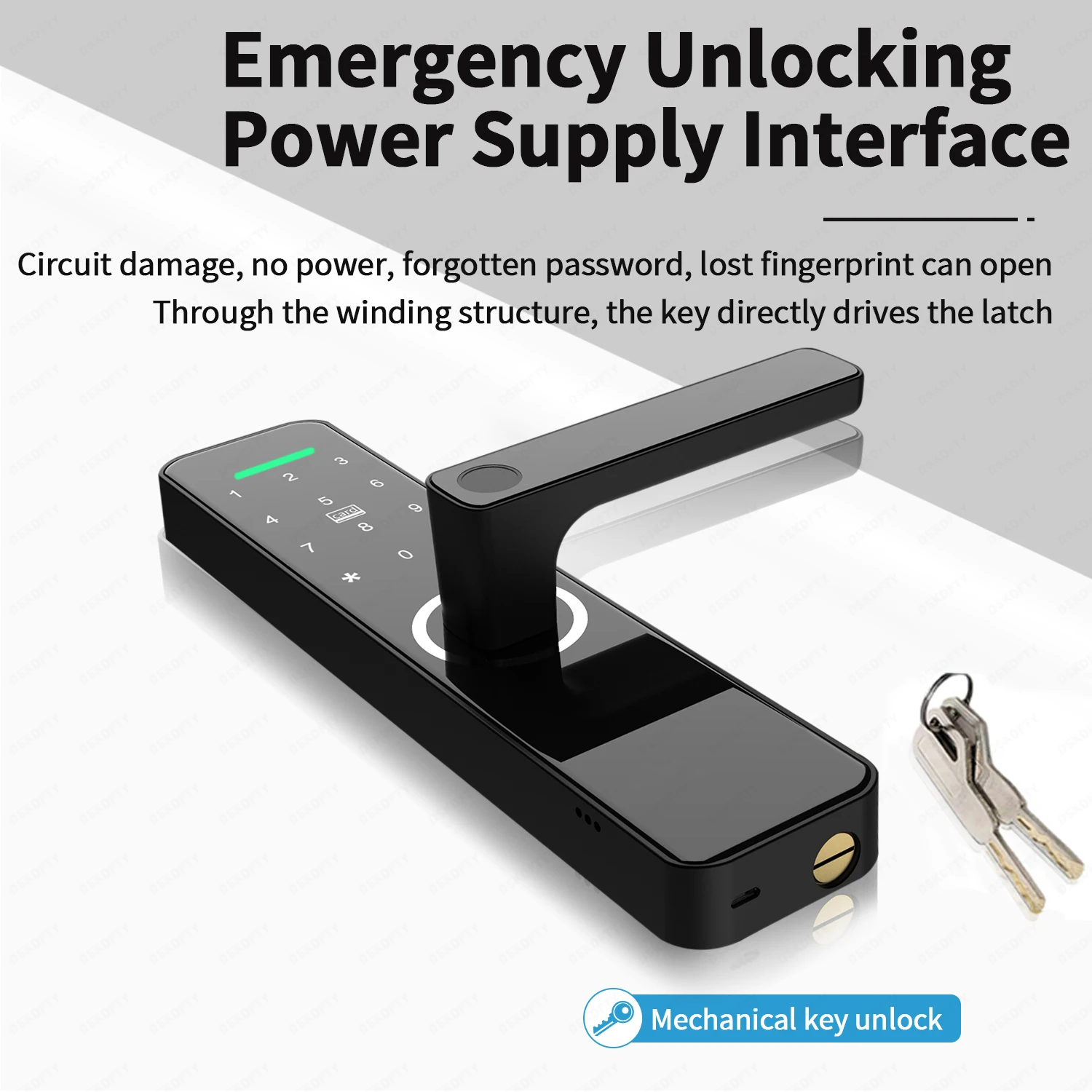 المنتجات المحلية قفل الباب الإلكتروني البيومتري قف...