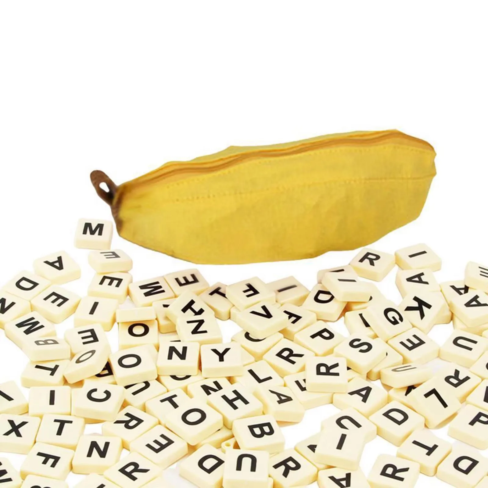 Jigsaw Puzzles Kids DIY Banana Word Game English Chess Language Learning Educational