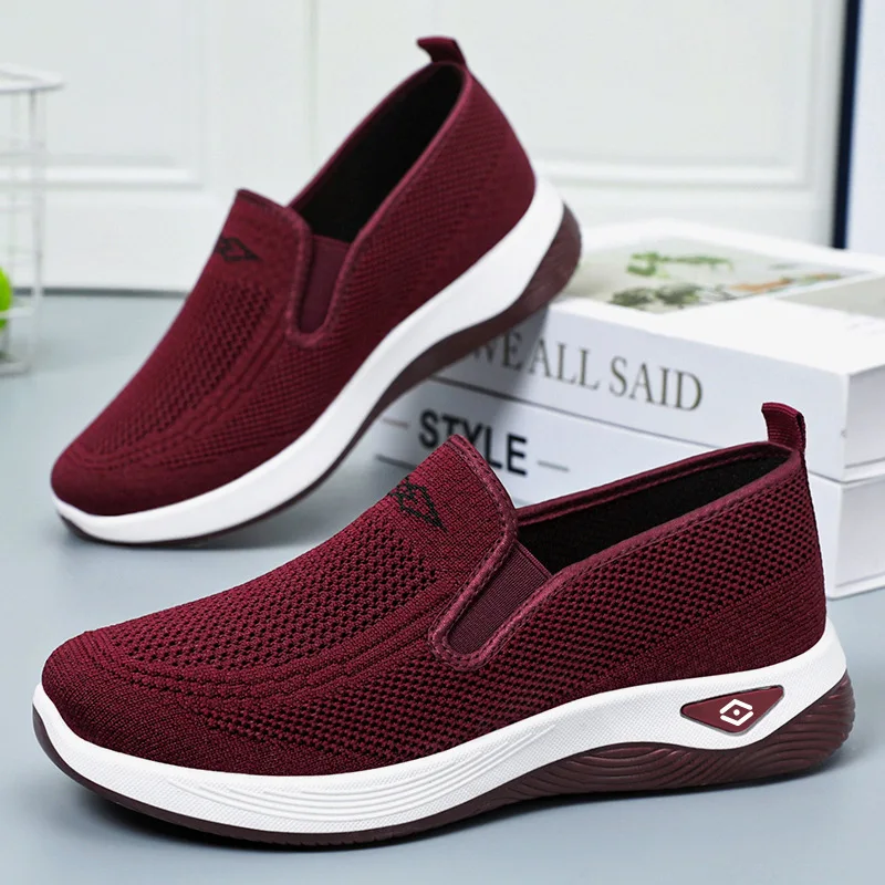 women's shoes, solid color soft women's single shoes, casual sneaker, Lightweight and comfortable shoes woman 2026
