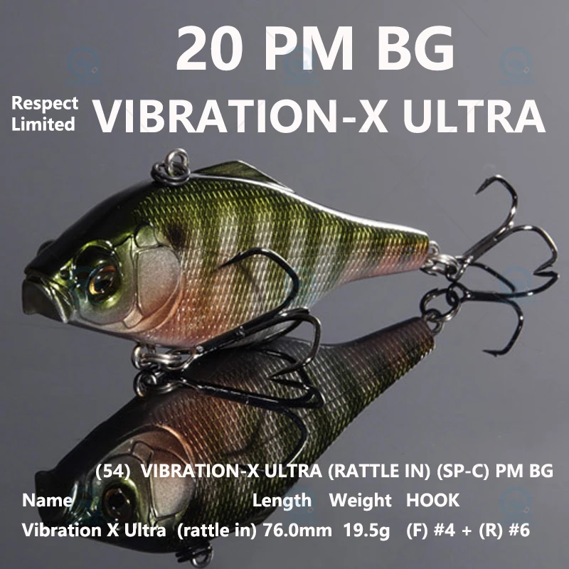 JAPÓN Megabass nuevo VIBRATION-X ULTRA sonajero en/señuelo de pesca  silencioso perfilado estrecho hundido lanzamiento curricán Jerkbait  aparejos de mar