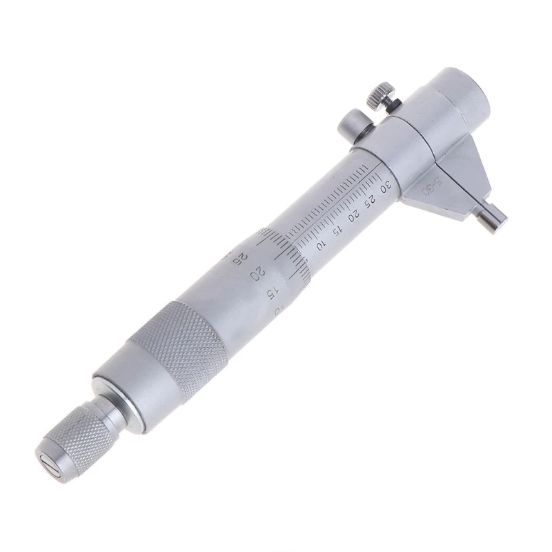 

Inside Micrometer Set Internal Diameter Gage Gauge Hole Bore 5-30mm 0.01mm Accurate + Wrench + Calibration Ring