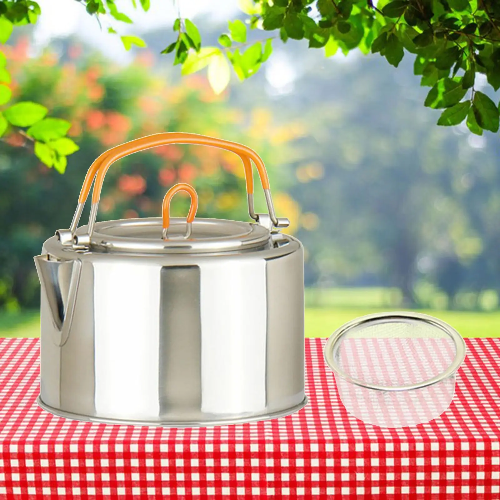 Camping Water Kettle Outdoor Portable Teapot Coffee Pot Cookware for Hiking Camping Travel Picnic for Boiling Water