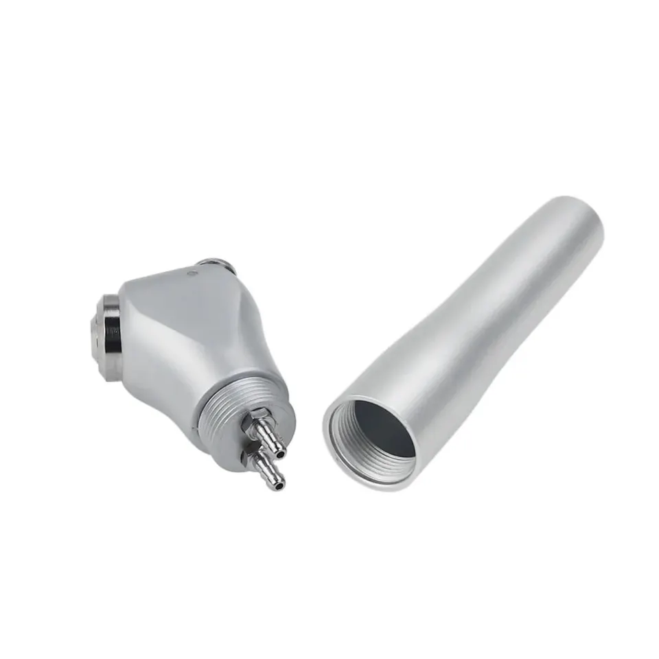 Jeringa Triple Dental En Aluminio 10 Boquillas De Metal | Meses Sin