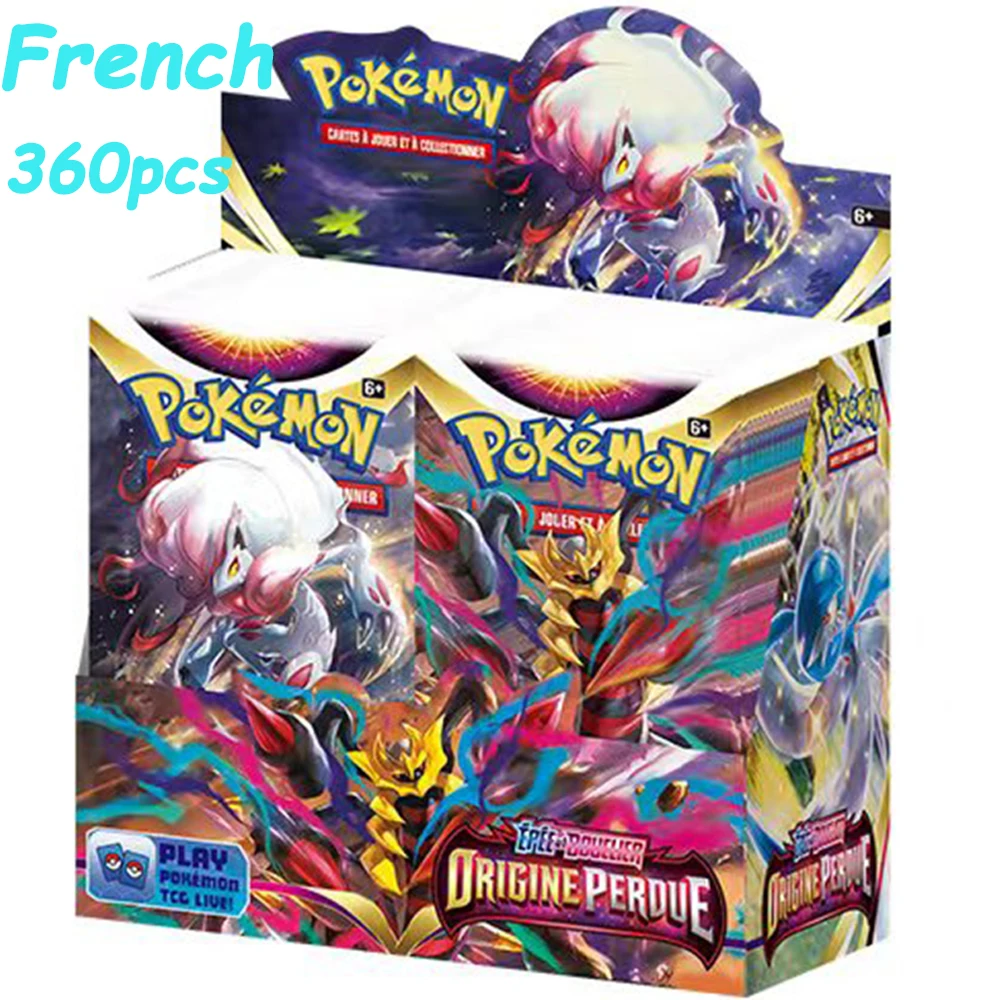 

2023 French Version Pokemon Card Sword And Shield ORIGINE PERDUE Astral Radiance Brilliant Stars Booster Children's Christmas a